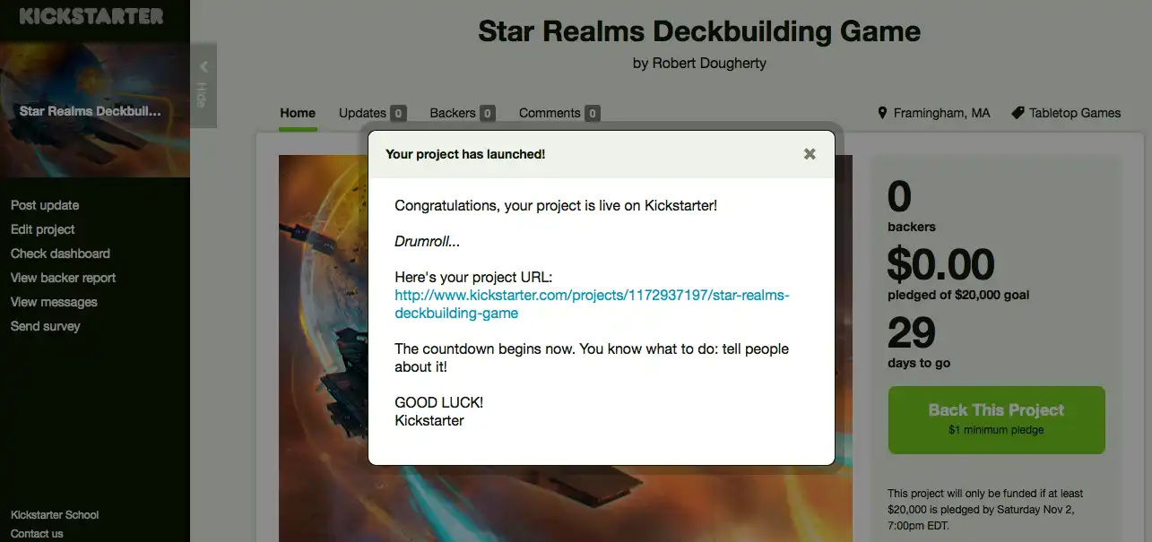 Star Realms Kickstarter is Launched!
