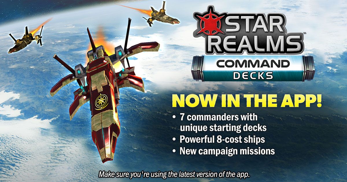Star Realms Command Decks now in Star Realms Digital!